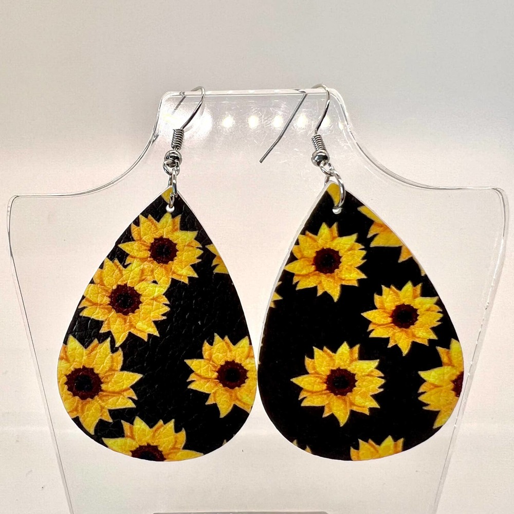 Sunflower Earrings - Summer Earrings - Floral Earrings - Cottagecore Accessories